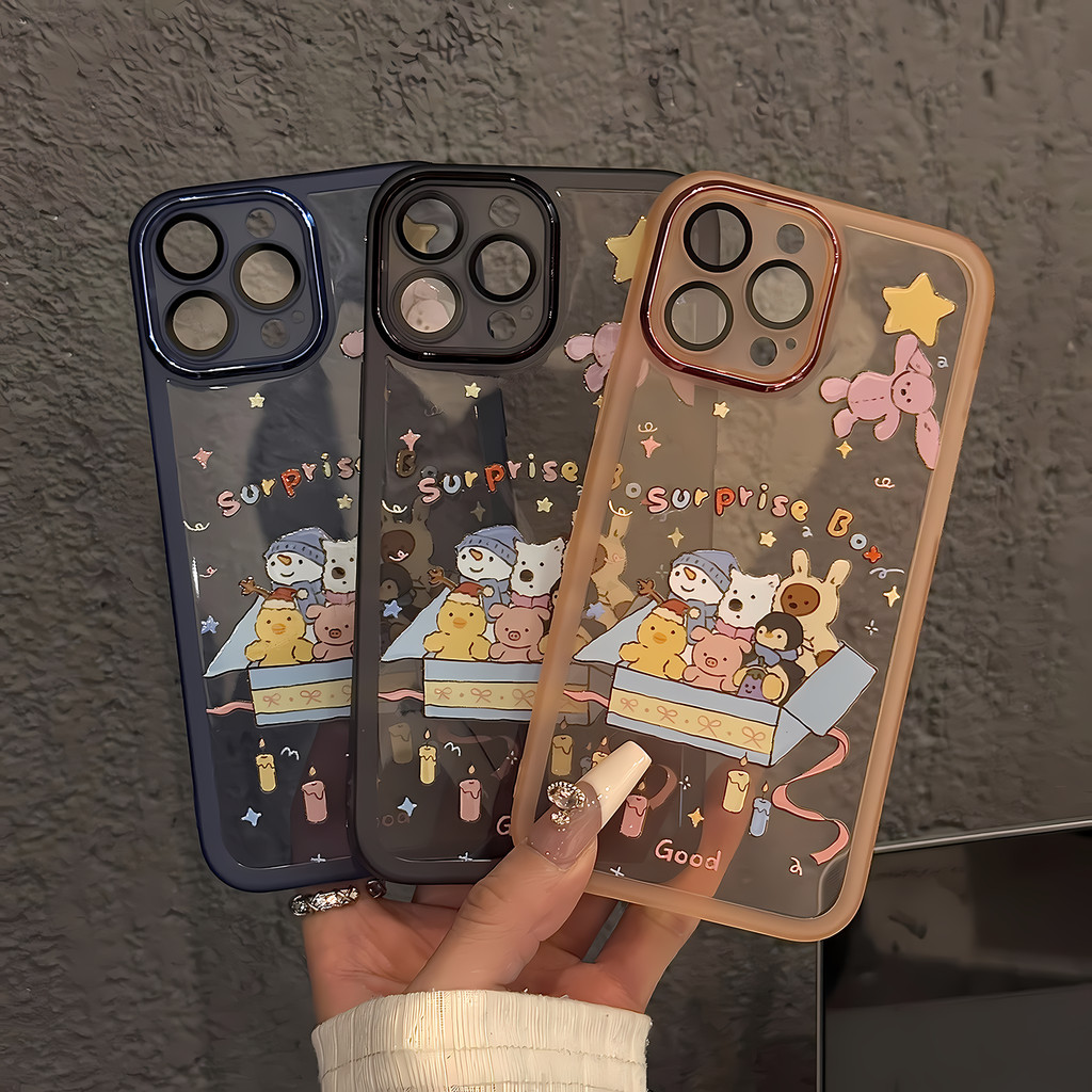 Hộp quà búp bê Jallycat Thích hợp cho Apple 15pro Xiaomi iPhone16pro Ốp điện thoại Khung kim loại dễ