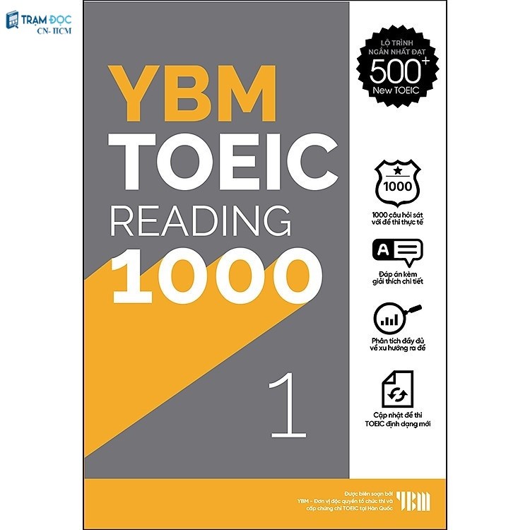 Sách - YBM Toeic Reading 1000 Vol 1