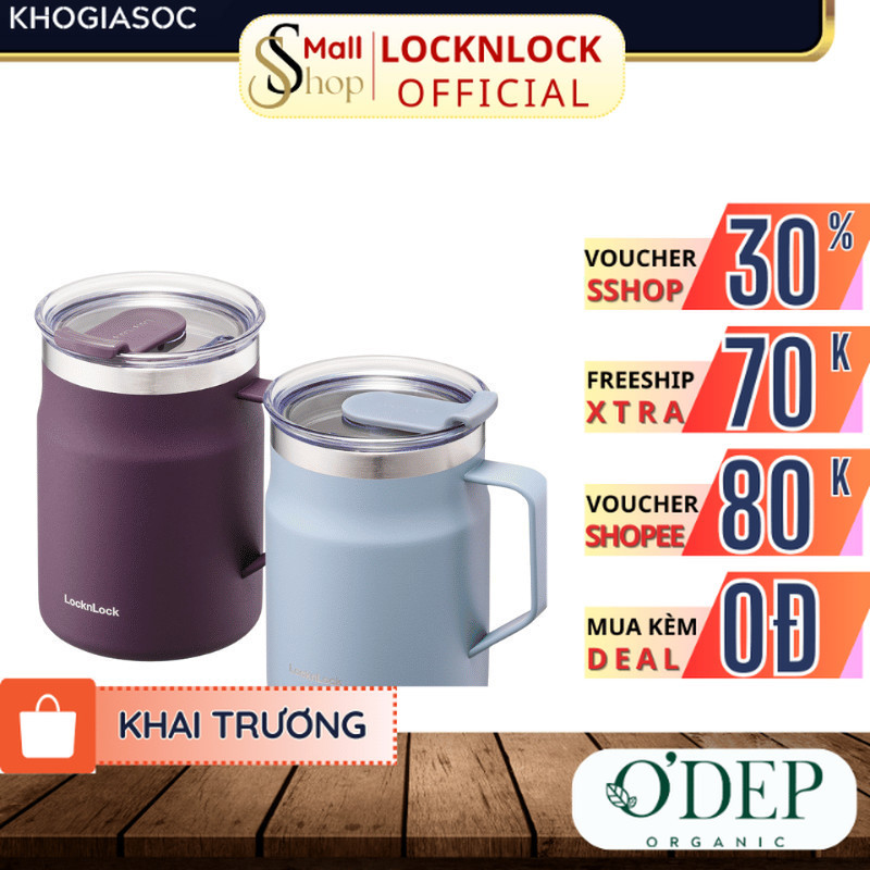 Cốc giữ nhiệt 475ml LocknLock Chính hãng Metro Table Mug LHC4219SBLU - SSHOP SHL