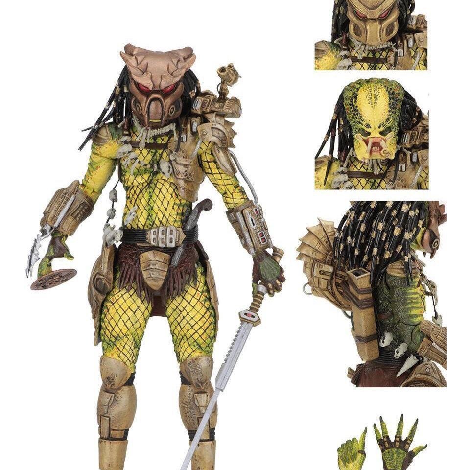 NECA Predator 23cm Series Deluxe Edition Comic Edition Predator 2 Mô hình di chuyển Mô hình chất lượ
