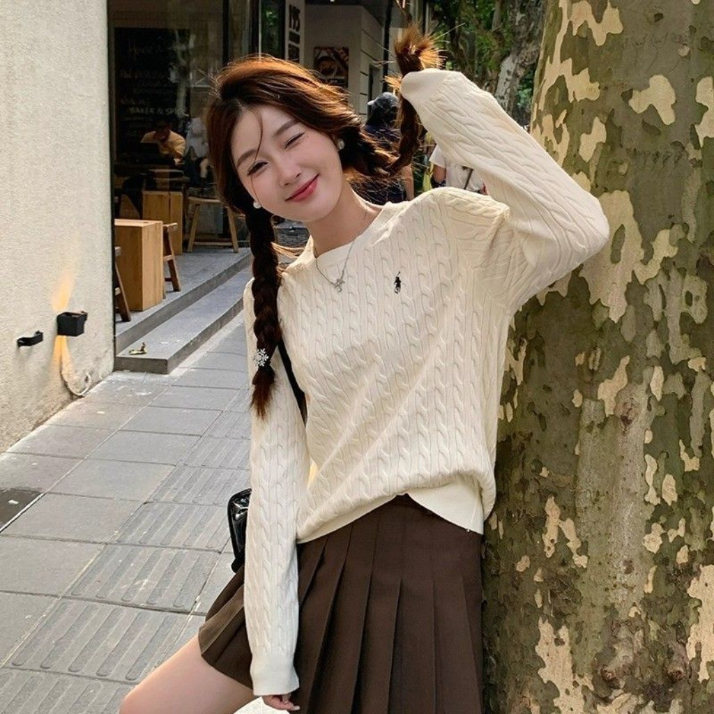 Meet-Adm Áo Len Chui Đầu Cổ Tròn Thời Trang Thu Đông Mới Cho Nữ, Chất Liệu Cao Cấp Mềm Mại | BigBuy360 - bigbuy360.vn