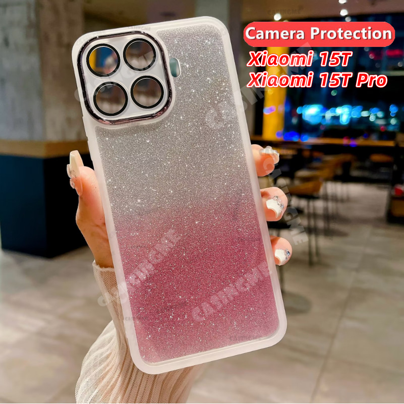 Xiaomi 15T 15TPro 2025 Vỏ Lấp Lánh Bling Cho Xiaomi 15T 15T 15T T T15 15TPro Xiaomi15T Pro 4G 5G Vỏ 