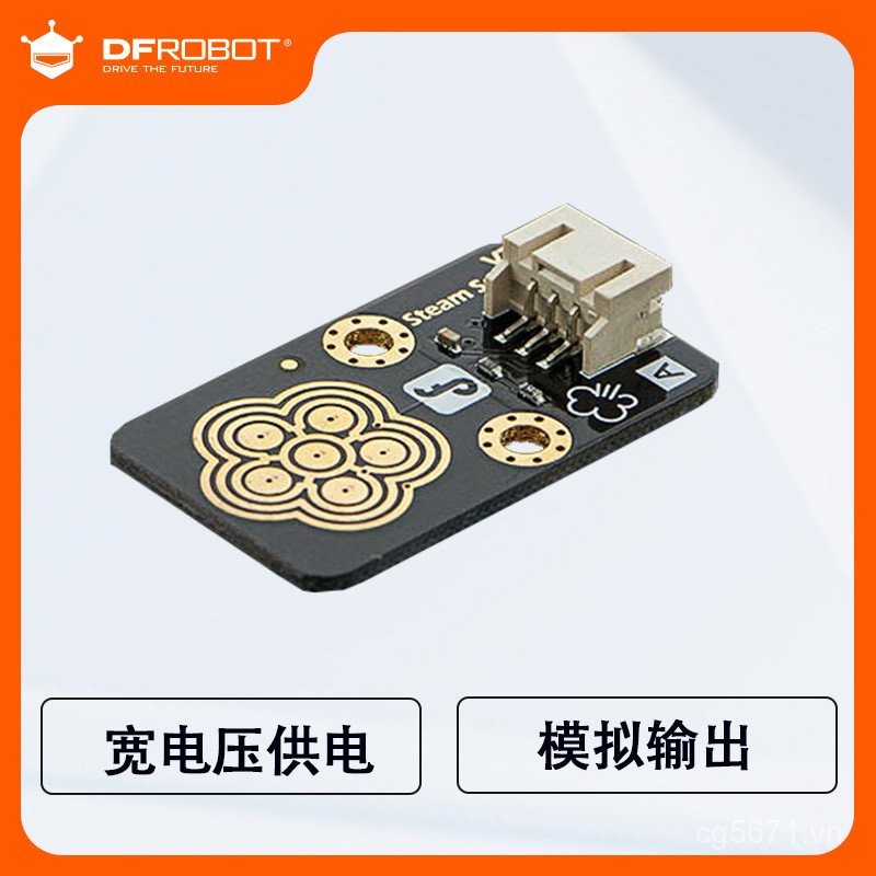 ::: Phát hiện mưa hơi nước DFRobot Độ ẩm tương thích Sương mù Cảm biến trọng lực nước Mô phỏng JMJI