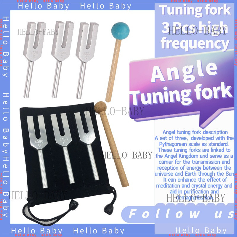 Angel tuning fork soul crystal tuning fork group 4096 crystal tuning fork 4160 tuning fork 4225 dega