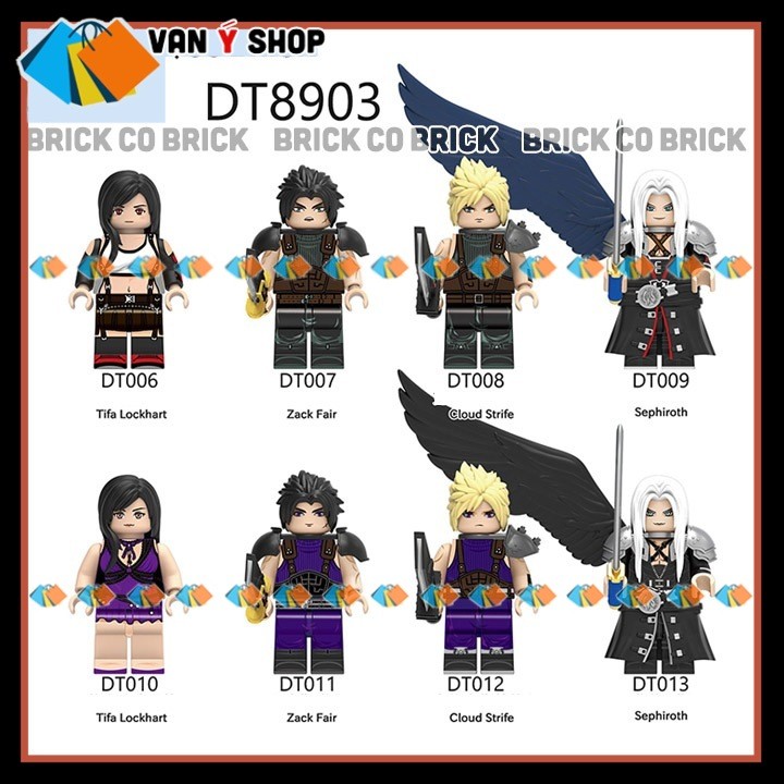 Mô hình Nhân vật Game Huyền Thoại Cuối Cùng Final Fantasy Mô hình Nhân vật Phim Final Fantasy DT8903