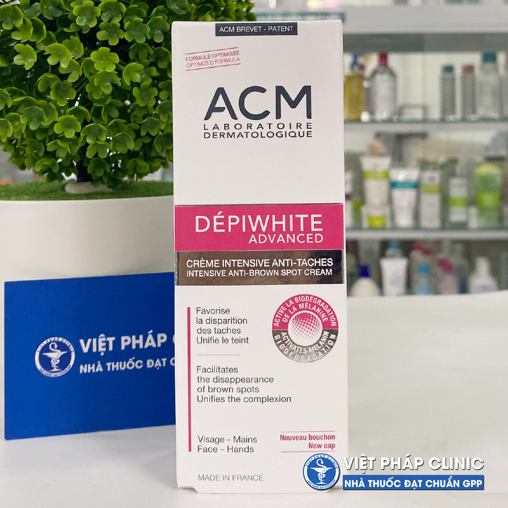 Kem dưỡng ACM Depiwhite Advanced Intensive Anti Brown Spot Cream  làm mờ và giảm đốm nâu tàn nhang