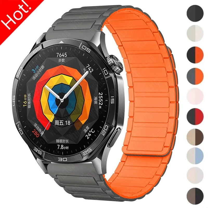 Dây đeo từ tính 22mm cho Huawei GT6 Pro 46mm GT6 46mm Dây đeo silicon cho Huawei Watch5 46mm GT5 GT5