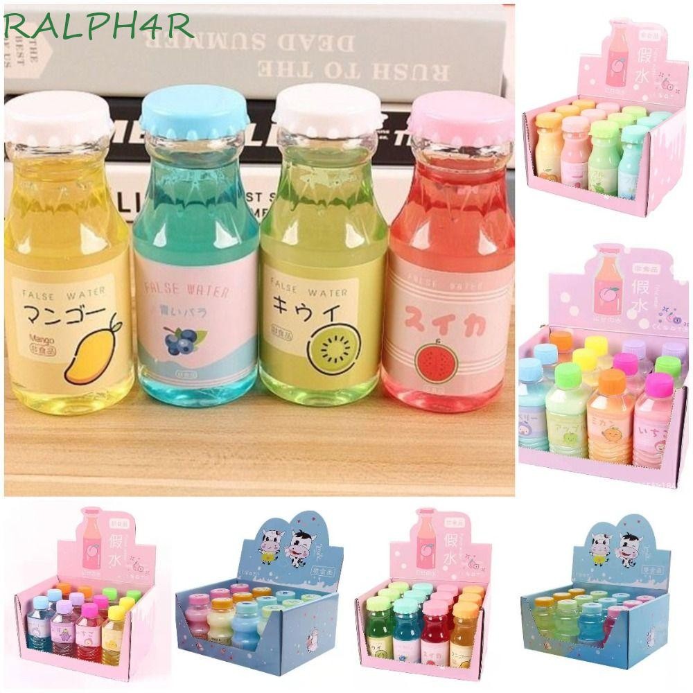 RALPH4R Thơm Slime, Bộ Slime Trong Suốt Mềm Mại Chống Nhọn, Tương Tác Trong Suốt Trong Suốt Slime Mề