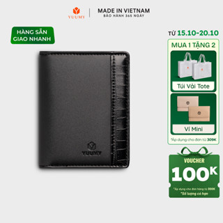 Ví Yuumy (Thời trang nữ dáng đứng gập đôi tiện dụng - Ví da Seasand YV96)