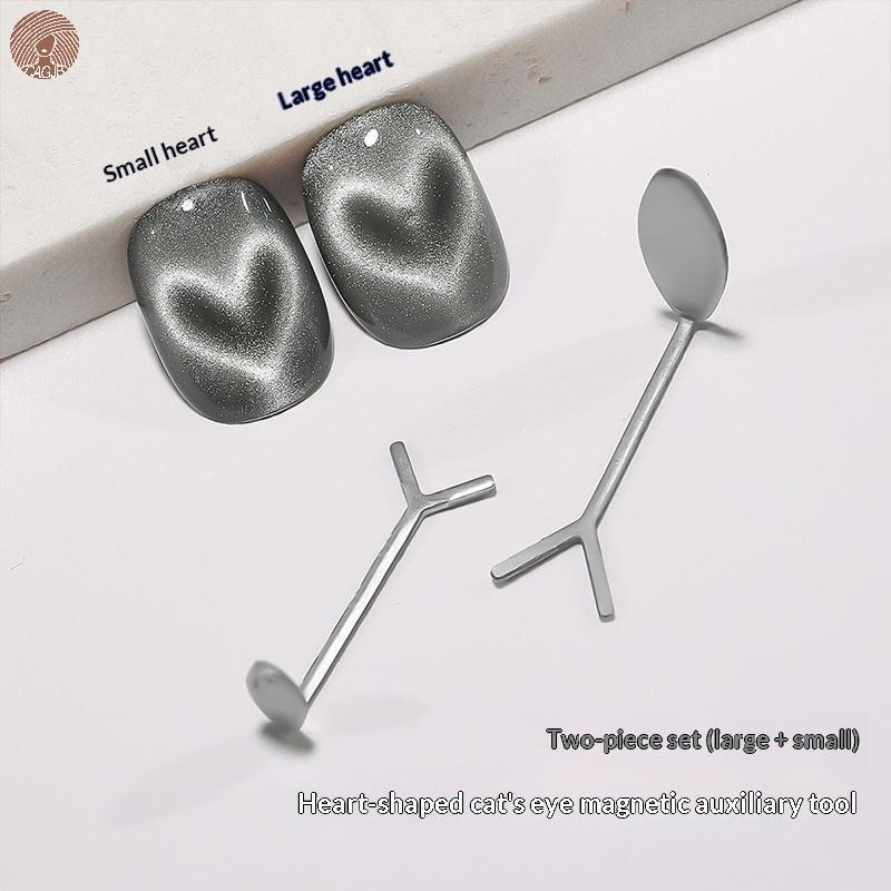 CAGJB Hình Trái Tim Mèo Nam Châm Mắt 1 Sti Y Loại ic Nail Art Tool cho 3D Cat Eye Gel DIY Nail Desig