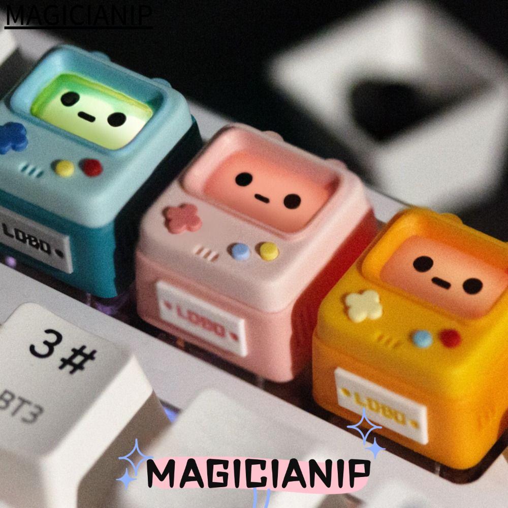 MAGICIANIP Game Consoler-Shpaed Keycaps, Keycap Bàn phím cơ thủ công cổ điển, Artisan Craft Resin Ar
