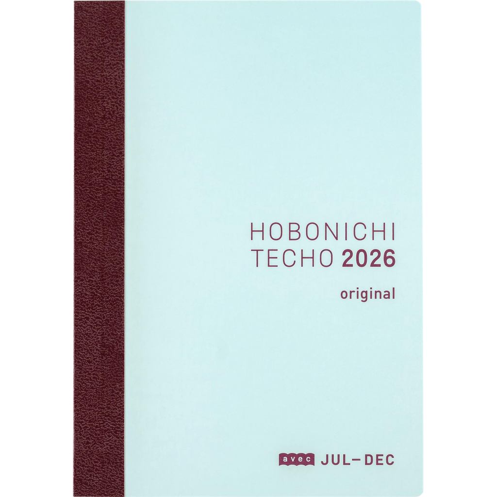 Hobonichi Techo 2026 Original avec A6 / One Page Per Day (Jul-Dec only) / July start / Monday startD