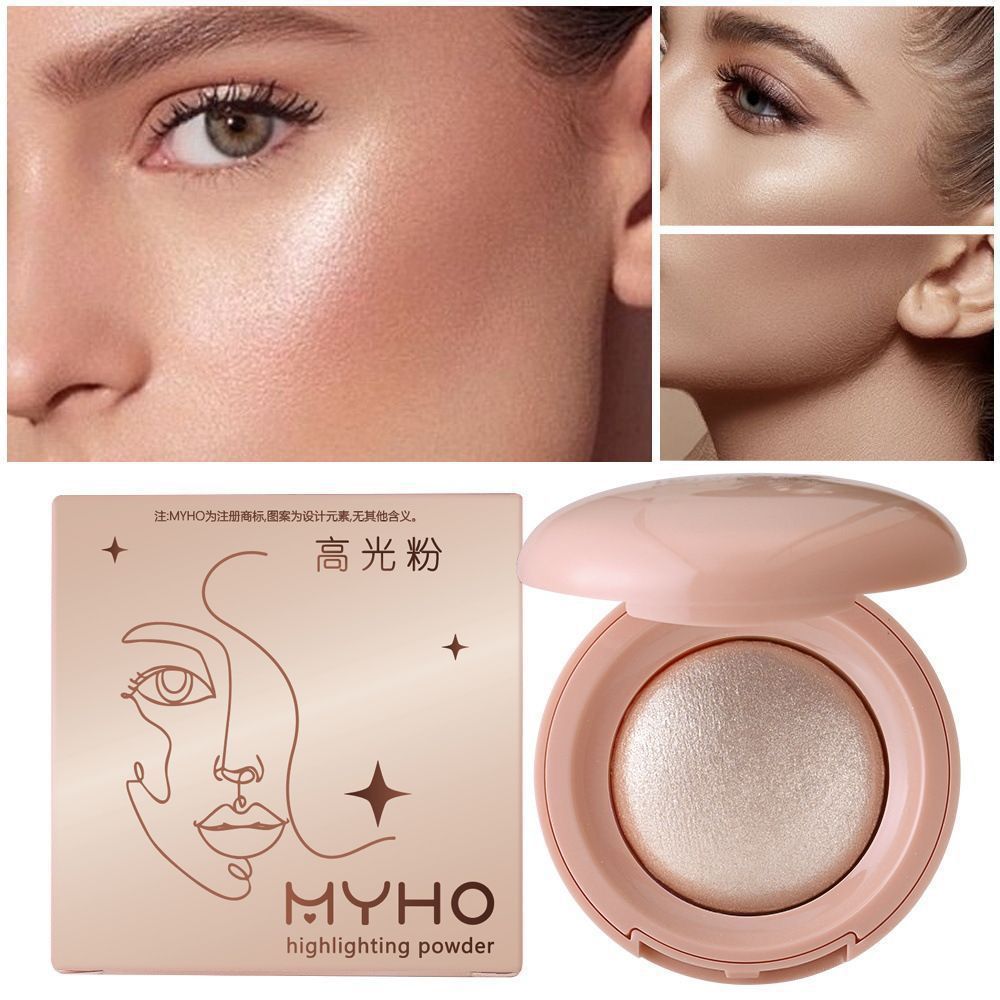 MYHO Monochrome Baking Powder Highlighter Phấn mắt Blush Brightening Baking Highlighter Powder