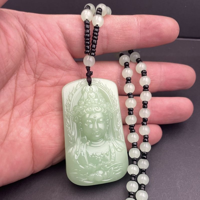 An Toàn Tara Guanyin Ngọc Vòng Cổ Guanyin Mặt Dây Chuyền An Toàn Tara Guanyin Ngọc Mặt Dây Chuyền Na