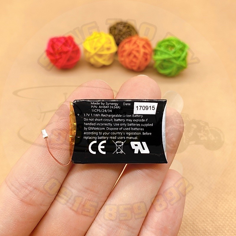Pin 412434 3.7V 300mAh 1.1Wh chất lượng cao, có mạch bảo vệ