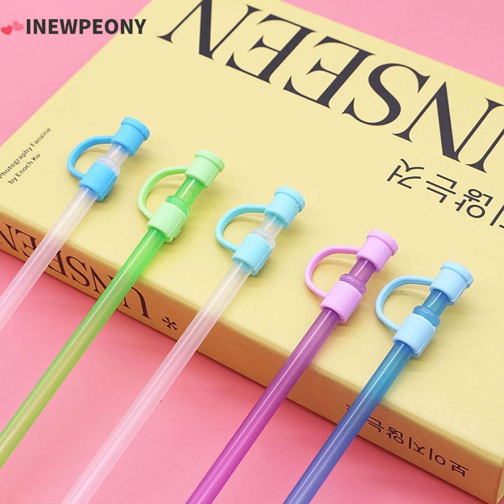 INEWPEONY Ống Hút Topper, Nắp Bảo Vệ Nắp Ống Hút Vỏ, Nhỏ Gọn 8 Mm Niêm Phong Tốt Đầu Ống Hút Nắp Cho