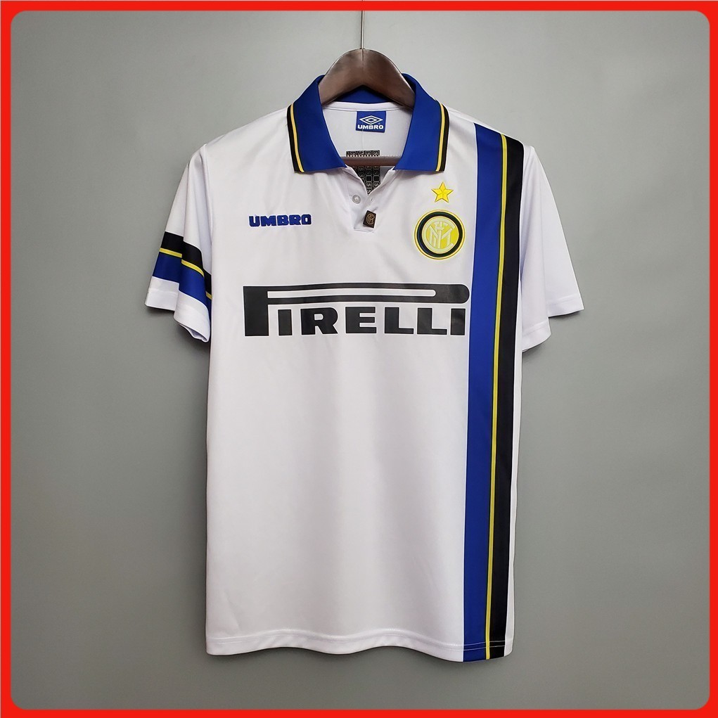 Inter Milan 97-98 sân nhà Sân khách thứ 3 Retro Bóng đá Jersey #RONALDO
