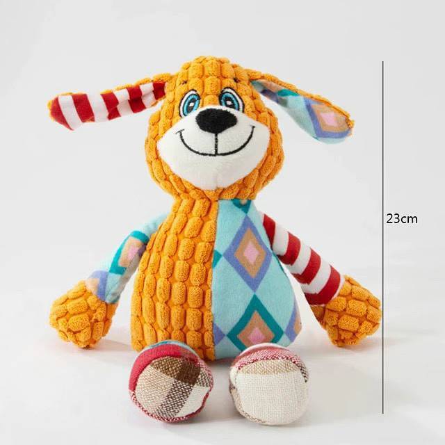 Puppy Dog Splicing Plush Toys Small and Medium-Sized Dogs Training Molar Toys Pet Supplies WvuR