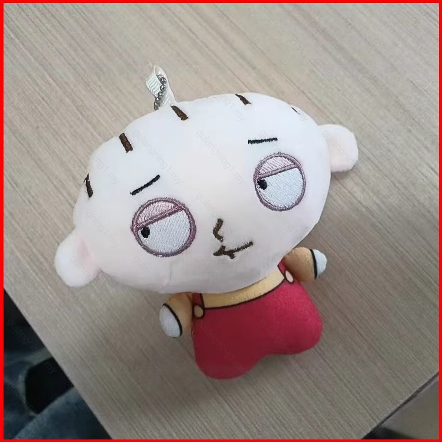 GL Family Guy Stewie Griffin Plushie Hoạt Hình Dễ Thương Sang Trọng Móc Khóa Túi Charm GL