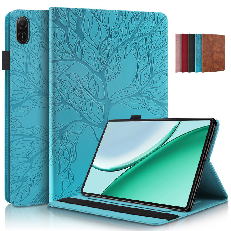 Máy Tính Bảng Cho Honor Pad X8b Ốp Lưng 2026 11 Inch Emboss Cây Lật Ví Đứng Dành Cho Honor Pad X8b X