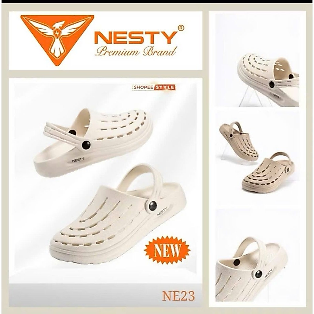 [TẶNG CHARM] DÉP SỤC EVA SIÊU NHẸ NHÃN HIỆU NESTY MÃ NE23