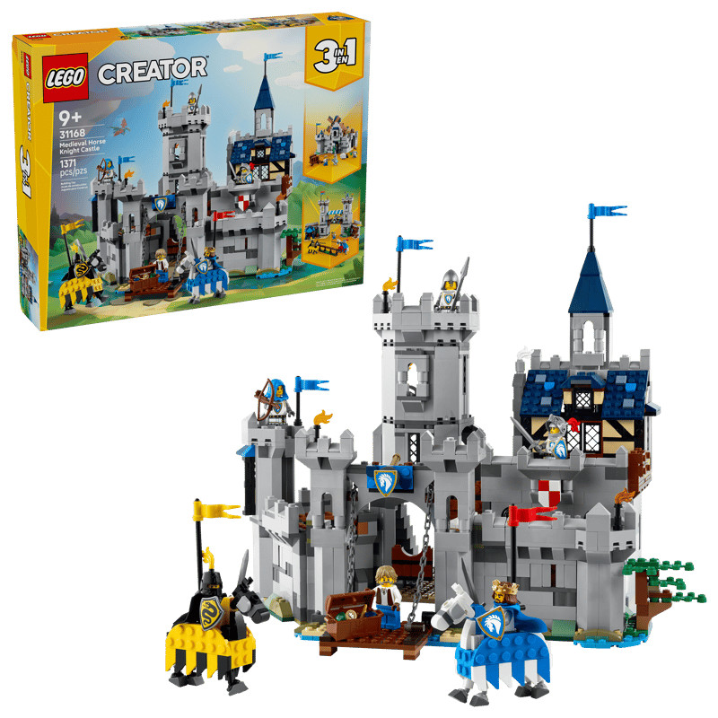 LEGO CREATOR 3IN1 31168 Đồ Chơi Lắp Ráp Lâu Đài Trung Cổ Của Kỵ Sĩ