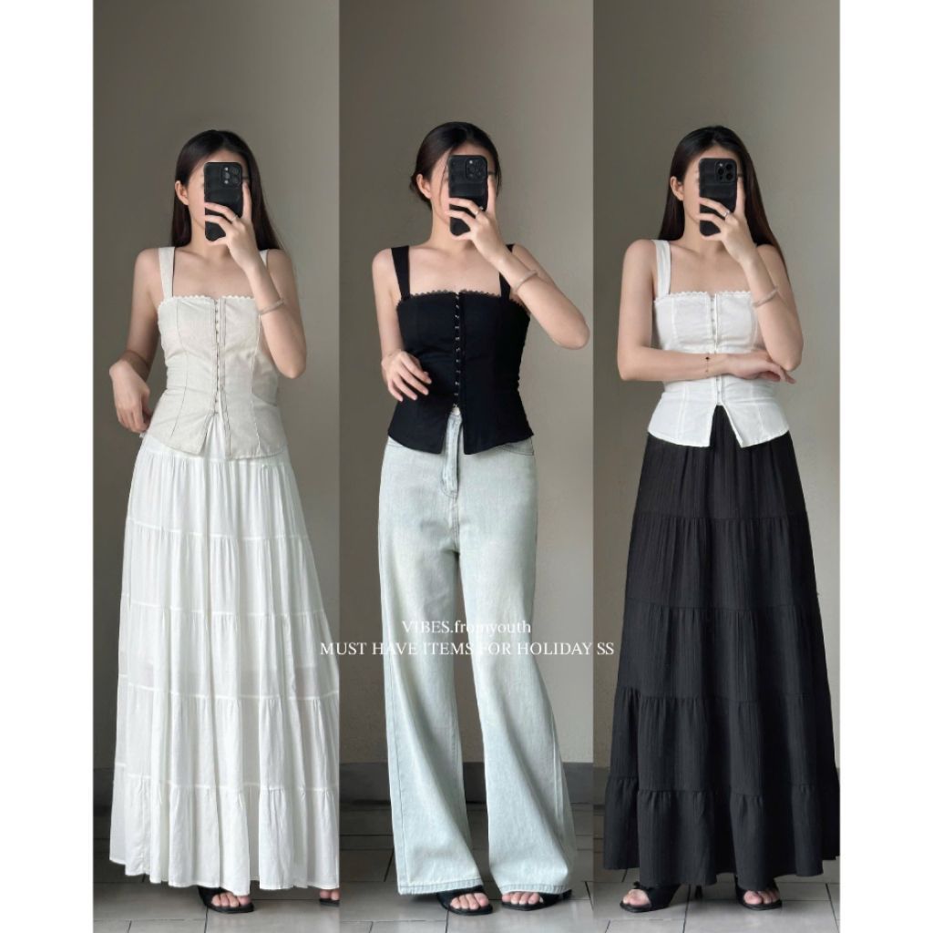Áo 2 Dây Cúc Gài Clothing M5399 - Fashion 73