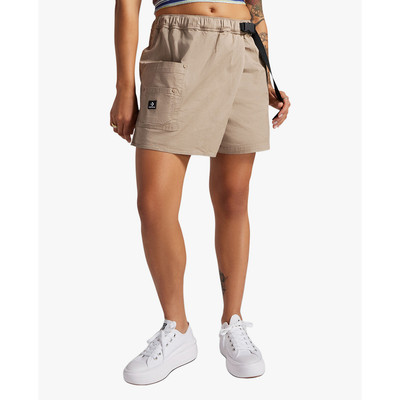 CONVERSE - Quần short nữ ống rộng lưng thun Woven Festival_10026396-A01-SAN