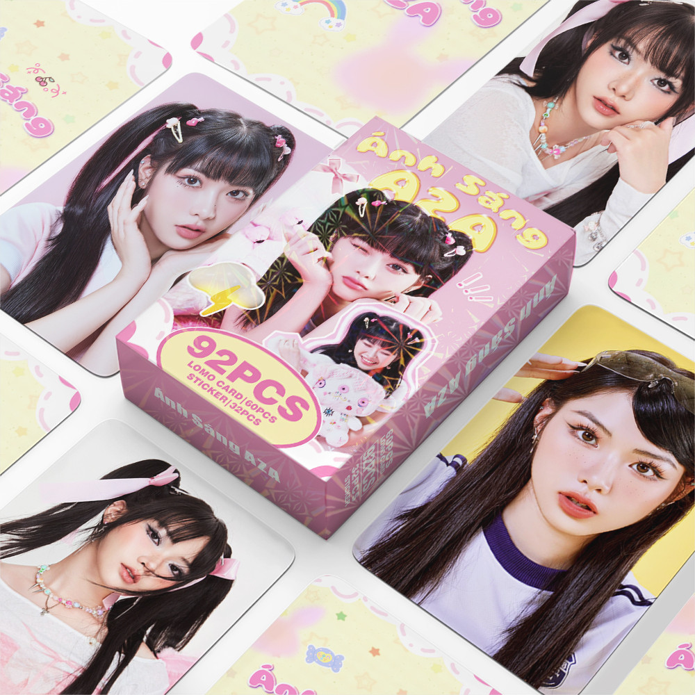 92 Cái / hộp Ngôi Sao Việt Nam EM XINH SAY HI AnhSangAZA Lomo Cards LamBaoNgoc BichPhuong Dán Phương