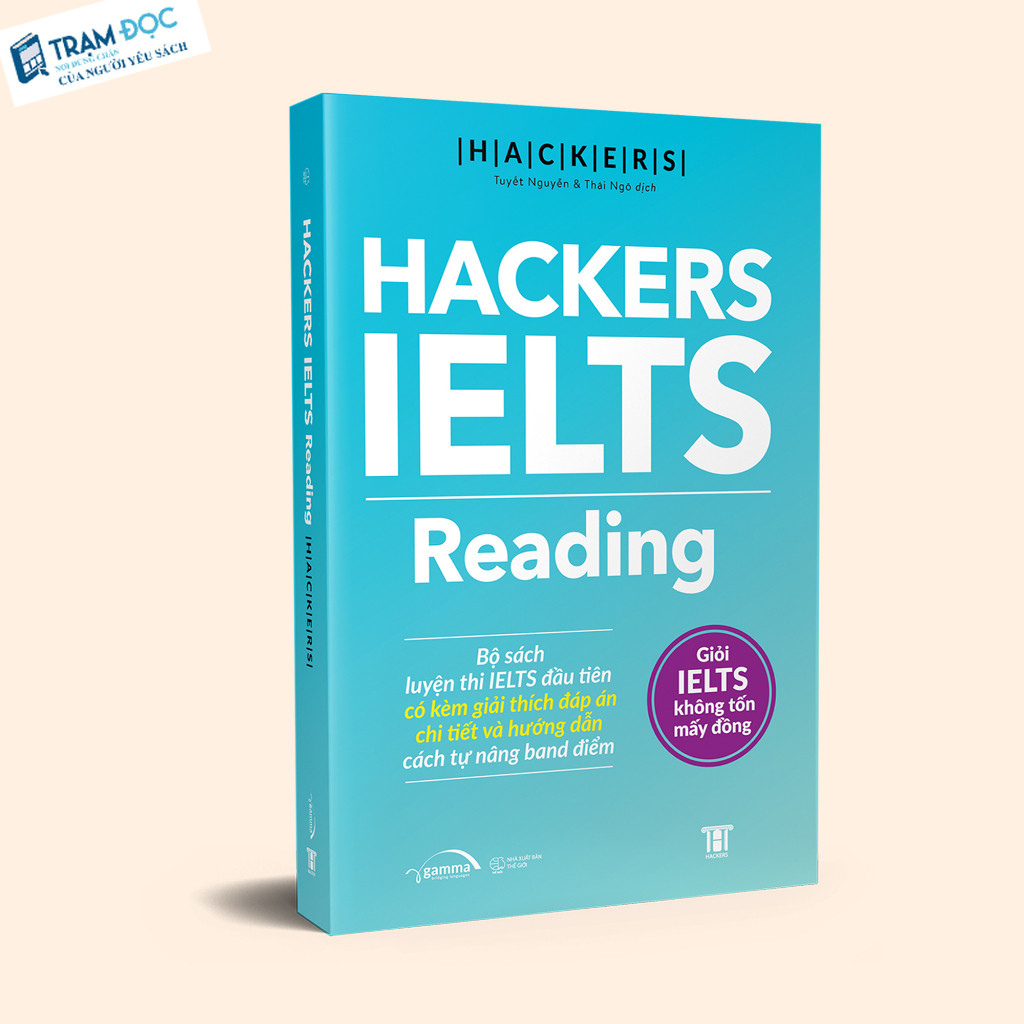 Sách - Hackers Ielts Reading ( Tặng kèm bookmark )