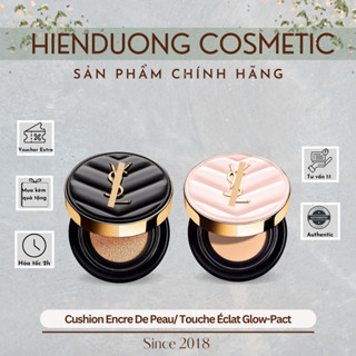 Phấn nước Couture Cushion Foundation và Glow Pact Cushion | Cushion vỏ da bản đen và hồng