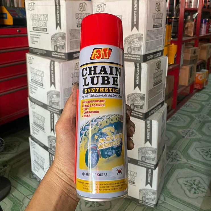 Dưỡng sên mỡ bò nước 3T Chain Lube 500ml chống văng, bám dính tốt