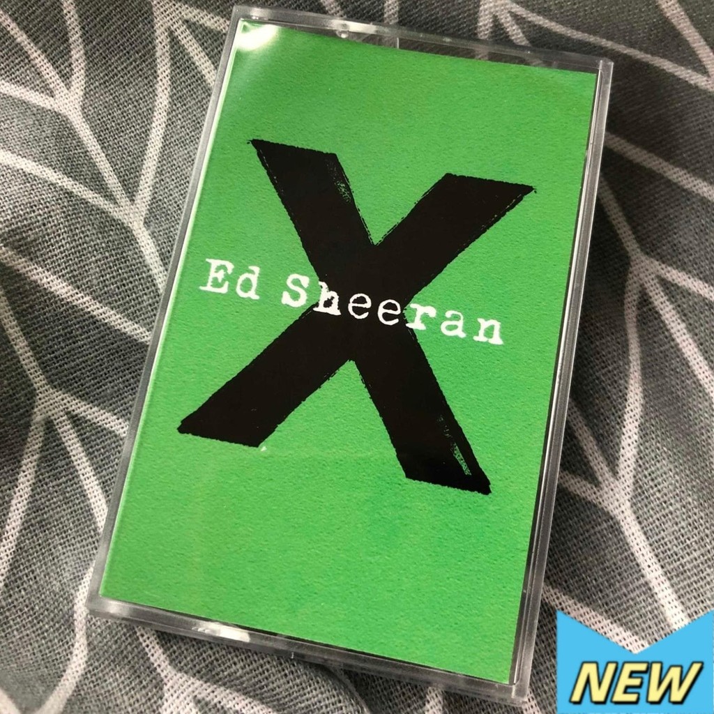 Ed Sheeran X Transparent Edition Băng Cassette Tape Brand New [Sealed] Original VNCT