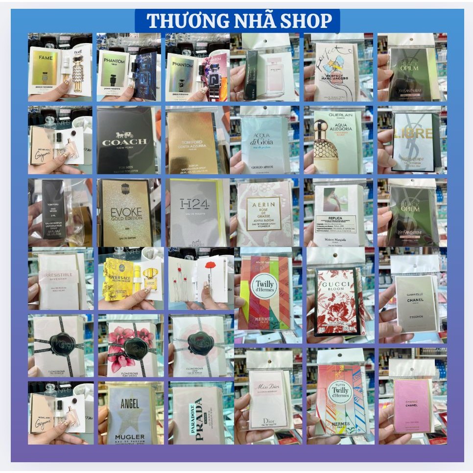 【sample nước hoa】mẫu thử vial nước hoa các thương hiệu