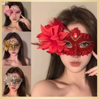✨ Trang phục biểu diễn hóa trang mặt nạ lông vũ Venetian cho tiệc khiêu vũ, trang phục hóa trang cho tiệc cưới, lễ hội hóa trang, trang phục Halloween (livemylife)