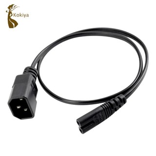 Cáp nối dài kokiya 60cm IEC 320 C14 đến C7 IEC320 cho PDU UPS
