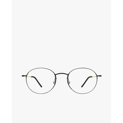 MUJOSH - Gọng kính tròn unisex bản mảnh_MJ11FM1180-BKC2