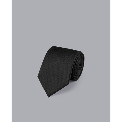 CHARLES TYRWHITT - Cà vạt nam lụa sang trọng Stain Resistant_TIC2020-BLK