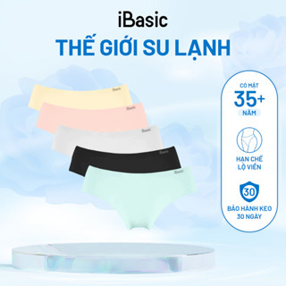 [BILL 519K NHẬN x2 QUÀ] Combo 5 quần lót nữ su lưng vừa không đường may không lộ viền iBasic V188