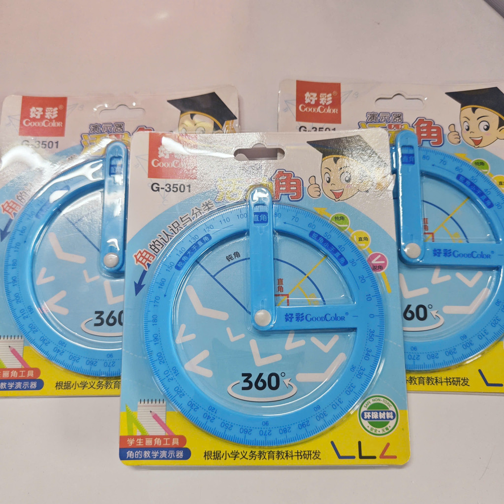 THƯỚC ĐO ĐỘ 360 ĐỘ XOAY TRÒN TIỆN LỢI – GIÚP HỌC SINH ĐO GÓC NHANH, CHÍNH XÁC, HỌC TOÁN HIỆU QUẢ HƠN