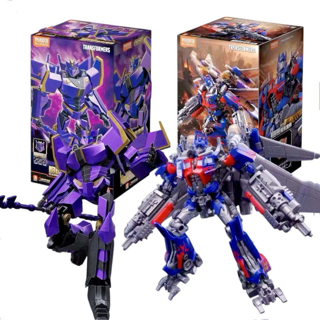 Mainan Blokees Transformers Jet Wing Optimus Prime Megatronus ONE khối xây dựng Hình hành động Robot