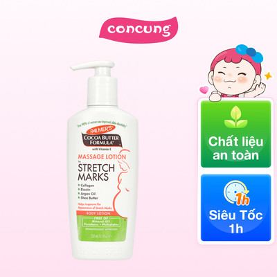 Lotion ngăn ngừa và giảm vết rạn khi mang thai hoặc lên cân Palmer's 250ml - Con Cưng