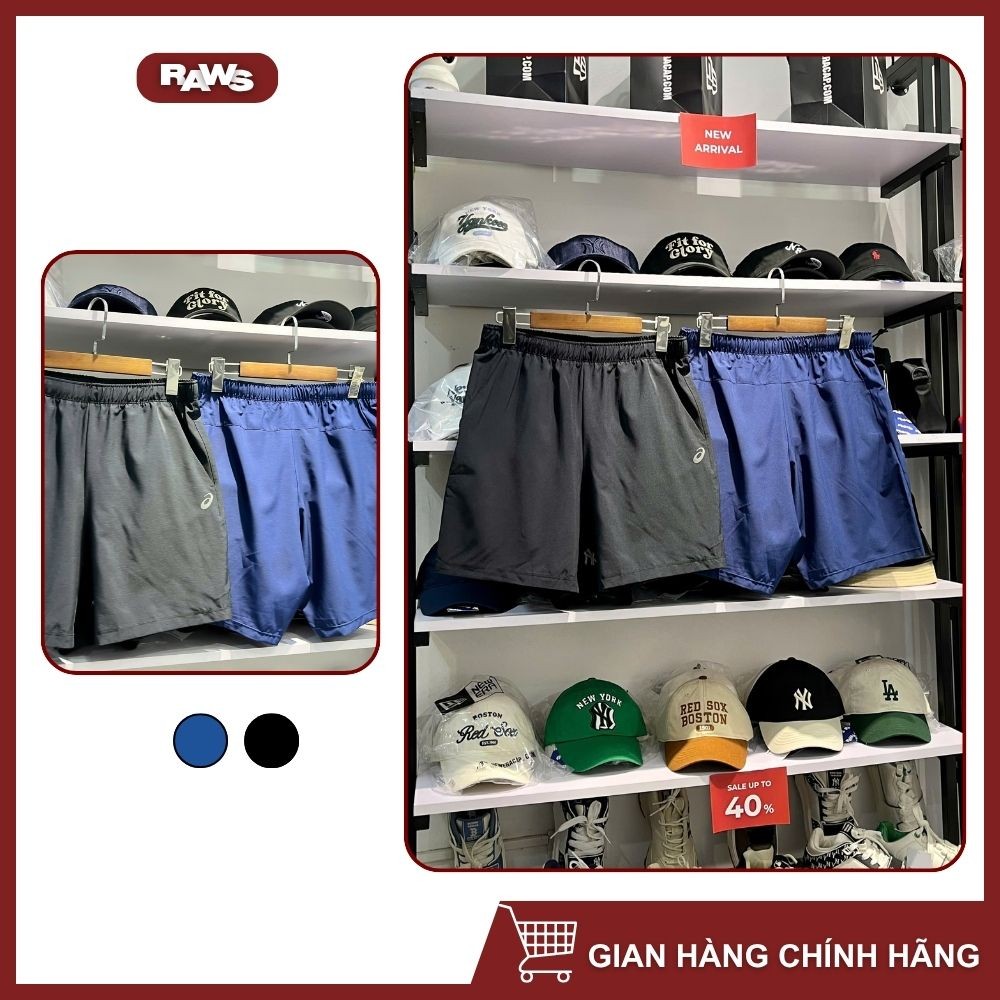 Quần short gió thể thao Asics chính hãng