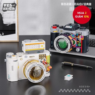 Vintage Hợp Thời Trang Camera Khối Xây Dựng Mô Hình Đồ Chơi Mô Phỏng Cho Bé Trai Và Bé Gái Quà Tặng Giáng Sinh