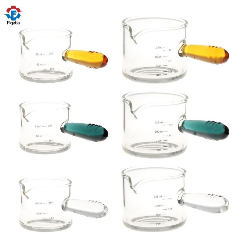 Espresso Đo Kính Bình Đựng Cốc Espresso Phụ Kiện Đa Năng Có Tay Cầm Carafe Espresso Kính Cho Bartend