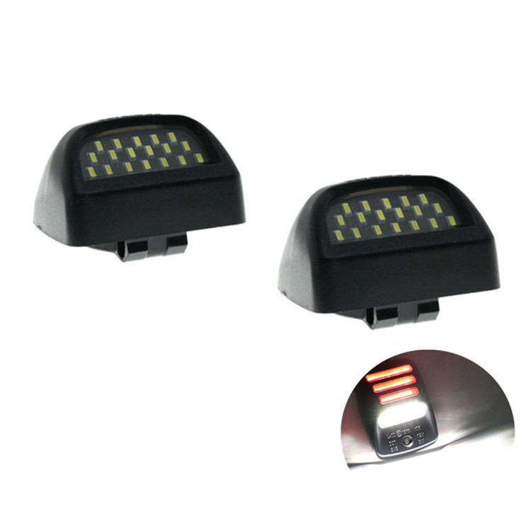 Xe Bán Tải Màu Đỏ Chevy GMC LED Biển Số Đèn Chevy GMC LED Biển Số Đèn