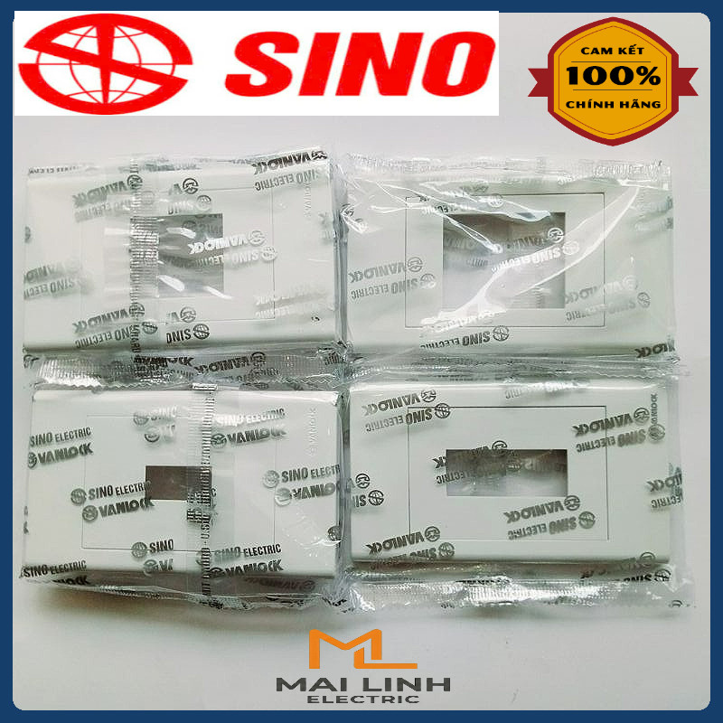 (Chính Hãng Sino) Mặt dùng cho CB cóc - CB 1 tép - CB 2 tép - Mặt cho Aptomat - Cầu dao - Đế âm - Đế