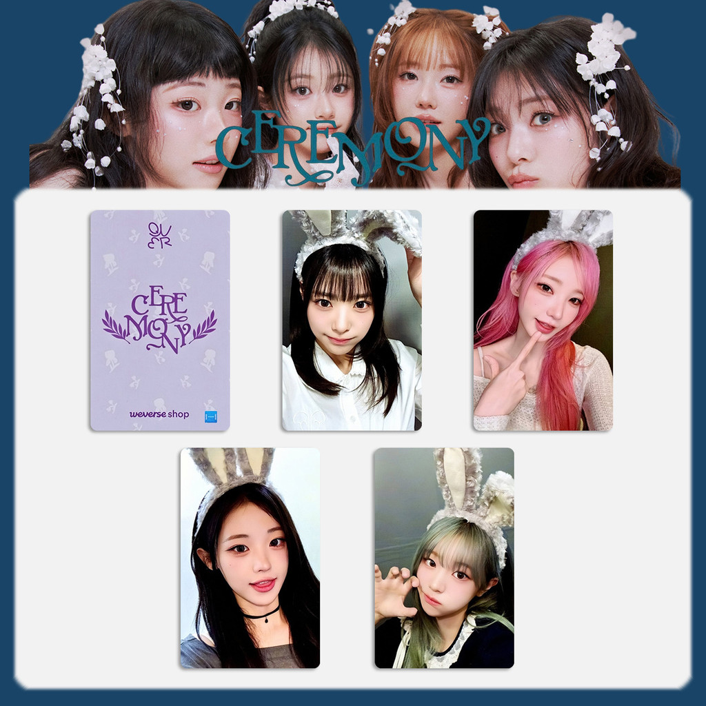 4 QWER Lễ Lomo Cards Bawige WVS Sinh 2 Rock POP-UP MANITO TBH FAKE IDOL Thuật toán Blossom Harmony t