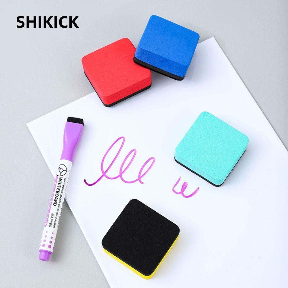 SHIKICK Whiteboard Dry Eraser, Vuông Nhiều Màu Bảng Trắng Tẩy, Hoạt Hình Flannel Lau Trường Văn Phòn