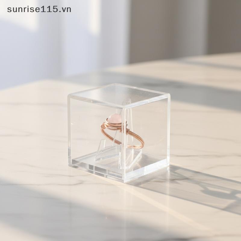 SRVN Acrylic Guitar Pi Hộp Hiển Thị Hộp Đựng Trong Suốt Sưu Tập Có Chân Đế Cho Nhạc Sĩ Studio Để Bàn